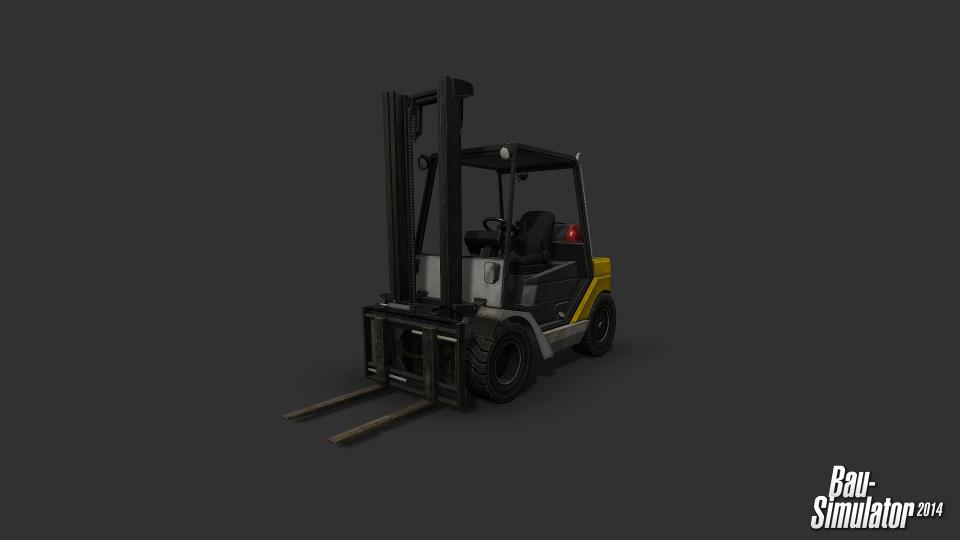 Bau Simulator 2014 Forklift Görüntüsü