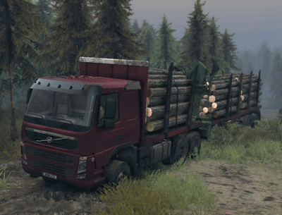 Volvo-FM-6x6-Timber-Truck-+-Trailer