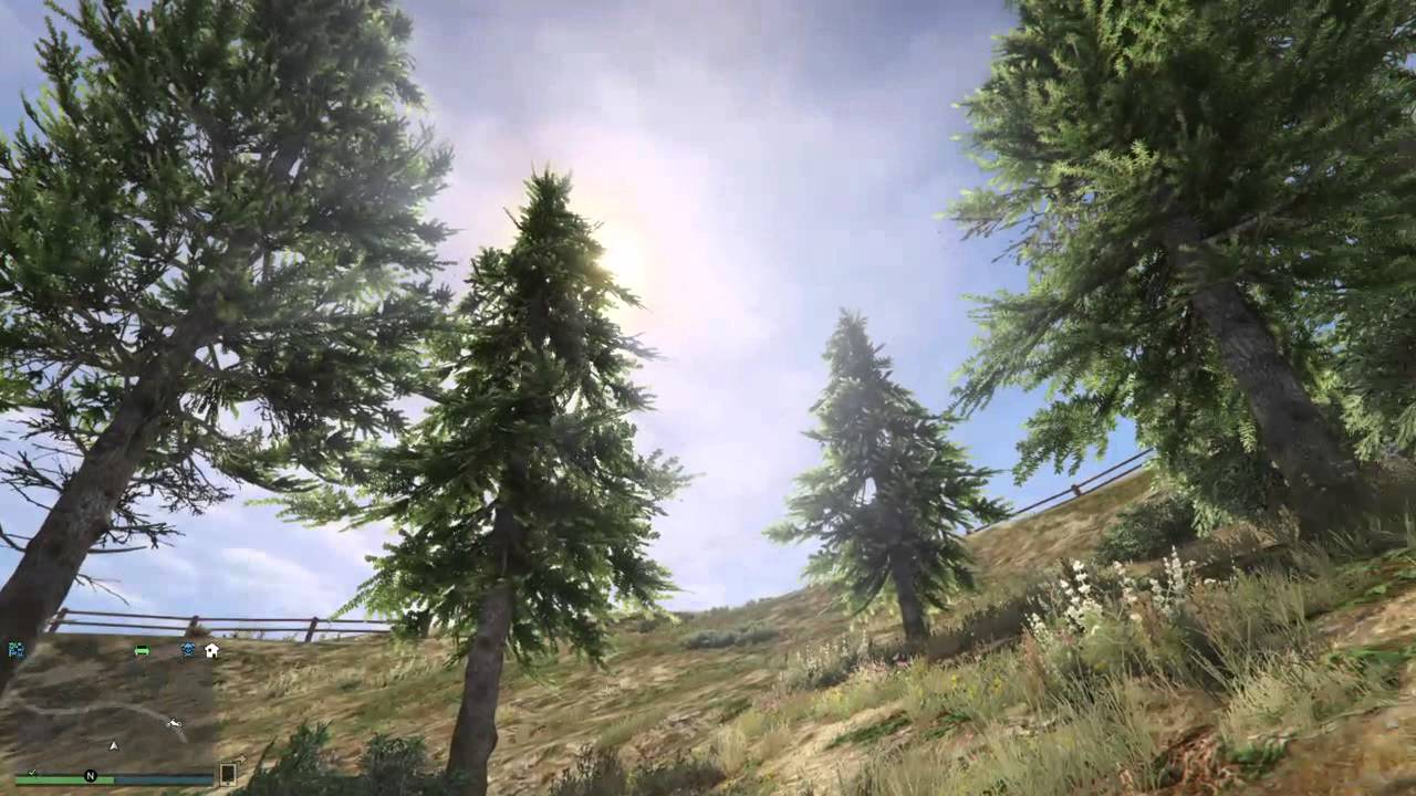Ultimate graphics. GTA 5 лес. ГТА 4 В лес. Дефолтные деревья ГТА 5. Леса в ГТА 5.