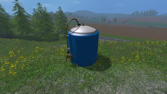 placeable fertilizer tank.