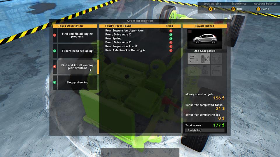 Car Mechanic Simulator 2015 order info