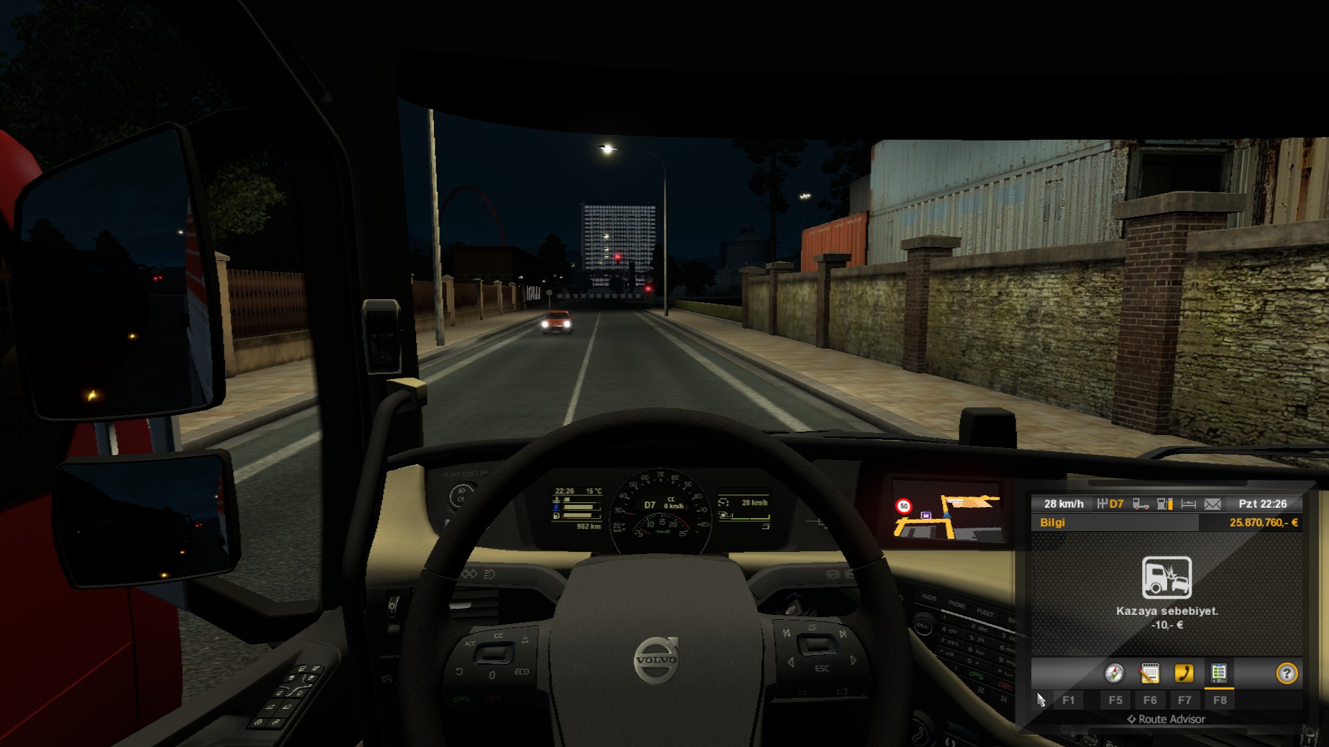 Euro Truck Simulator 2 Yeni Çevre ve Ceza Verileri Modu