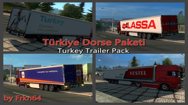Türkiye Dorse Paketi Modu (Steam Atölyesi)