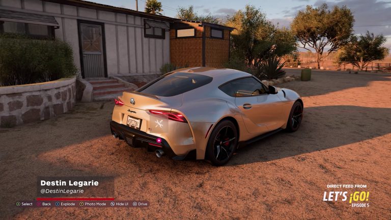 Forza Horizon 5 için 14 dakikalık 2020 Toyota GR Supra oynanış videosu